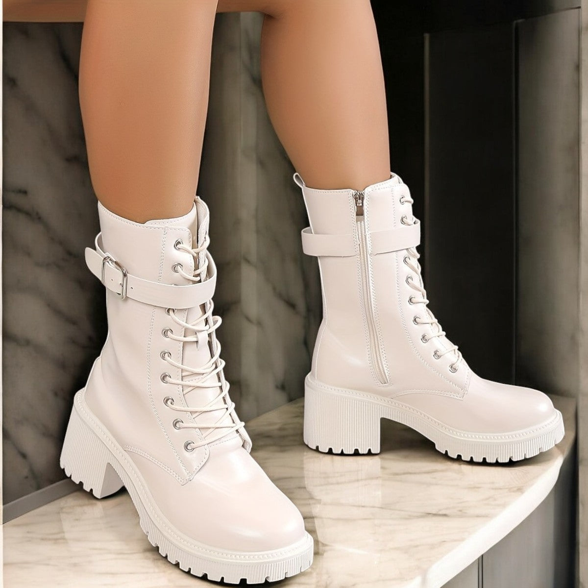 Lyreli™ | Modern Mid-Calf Boots