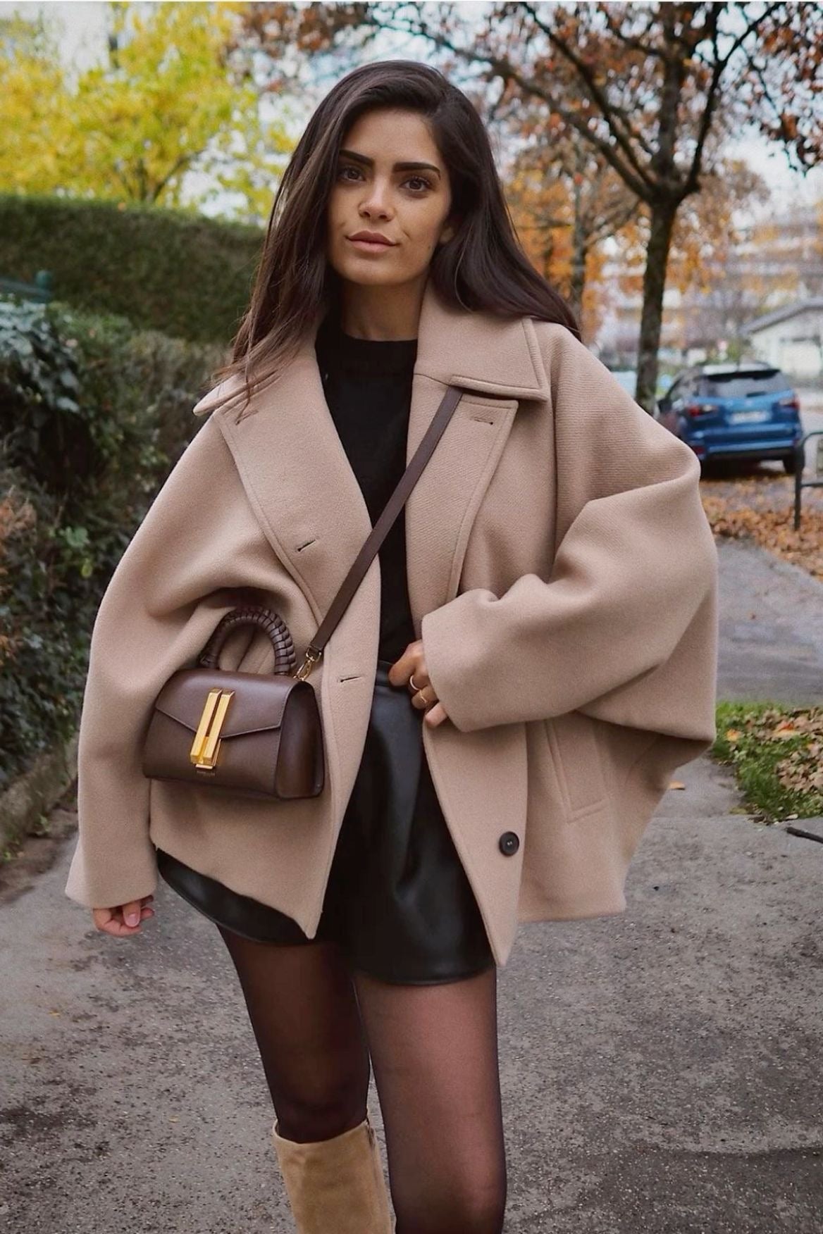 Lyreli™ - Oversized Buttoned Coat With Pockets