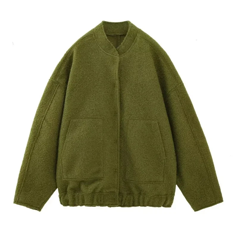 Lyreli™ - Oversized Bomber Jacket