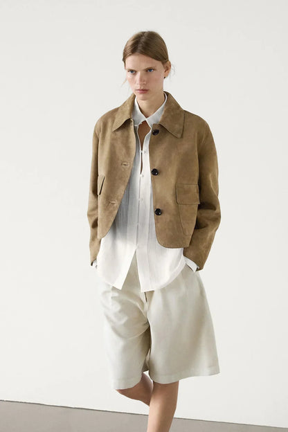 Lyreli™ - Collared Long Sleeves Jacket