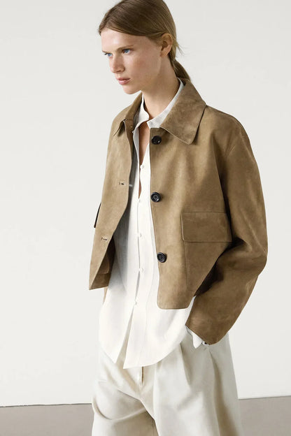 Lyreli™ - Collared Long Sleeves Jacket