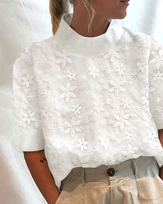 Lyreli™ | Floral Embroidered Blouse