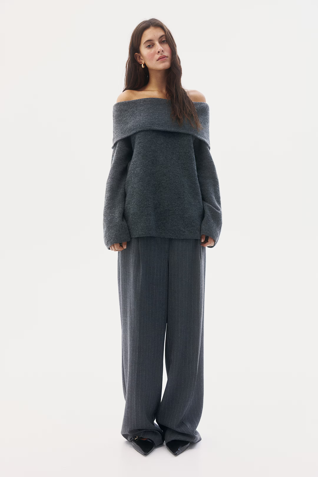 Lyreli™ - Off-Shoulder Layered Knitted Top