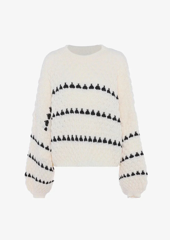 Lyreli™ - Puff Sleeves Pull-Over Sweater