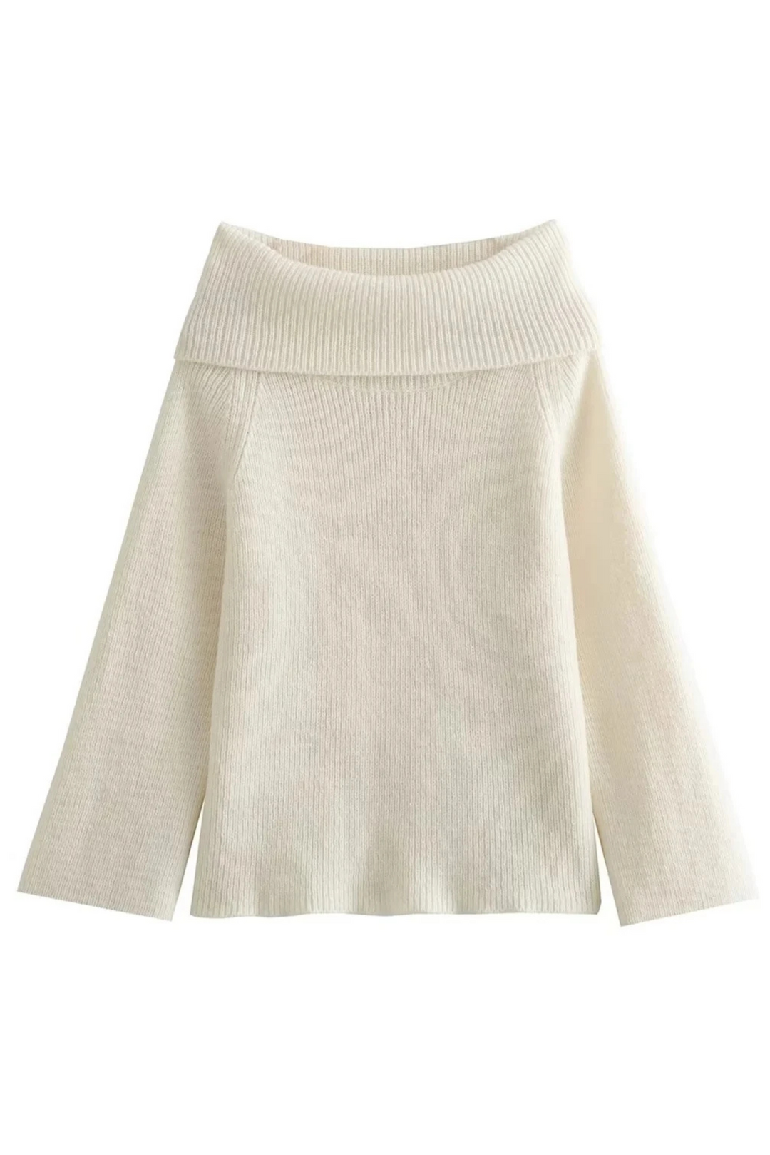 Lyreli™ - Off-Shoulder Layered Knitted Top