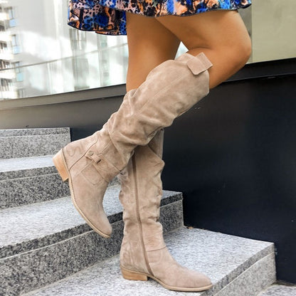 Lyreli™ | Suede Elegant Knee-High Boots