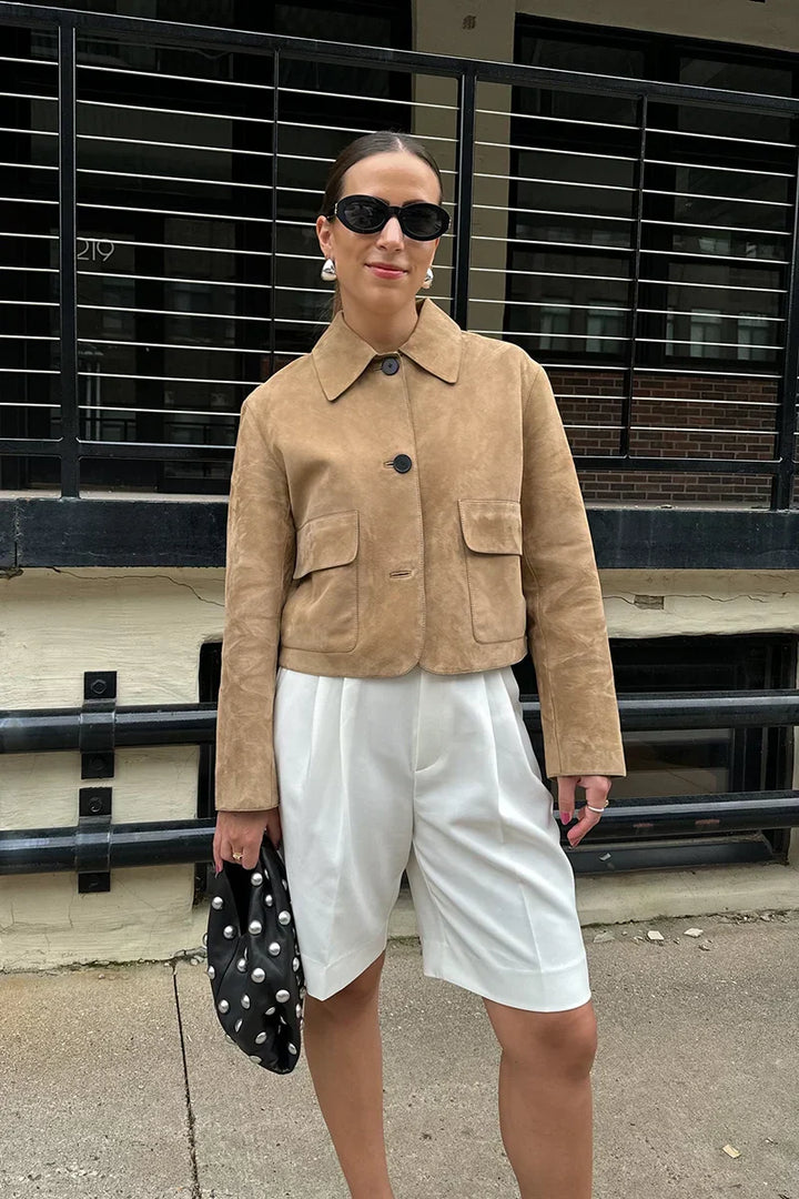 Lyreli™ - Collared Long Sleeves Jacket