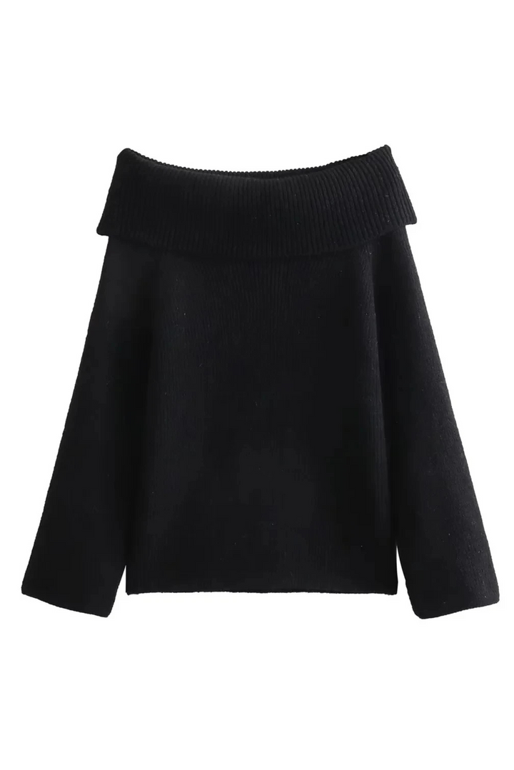Lyreli™ - Off-Shoulder Layered Knitted Top