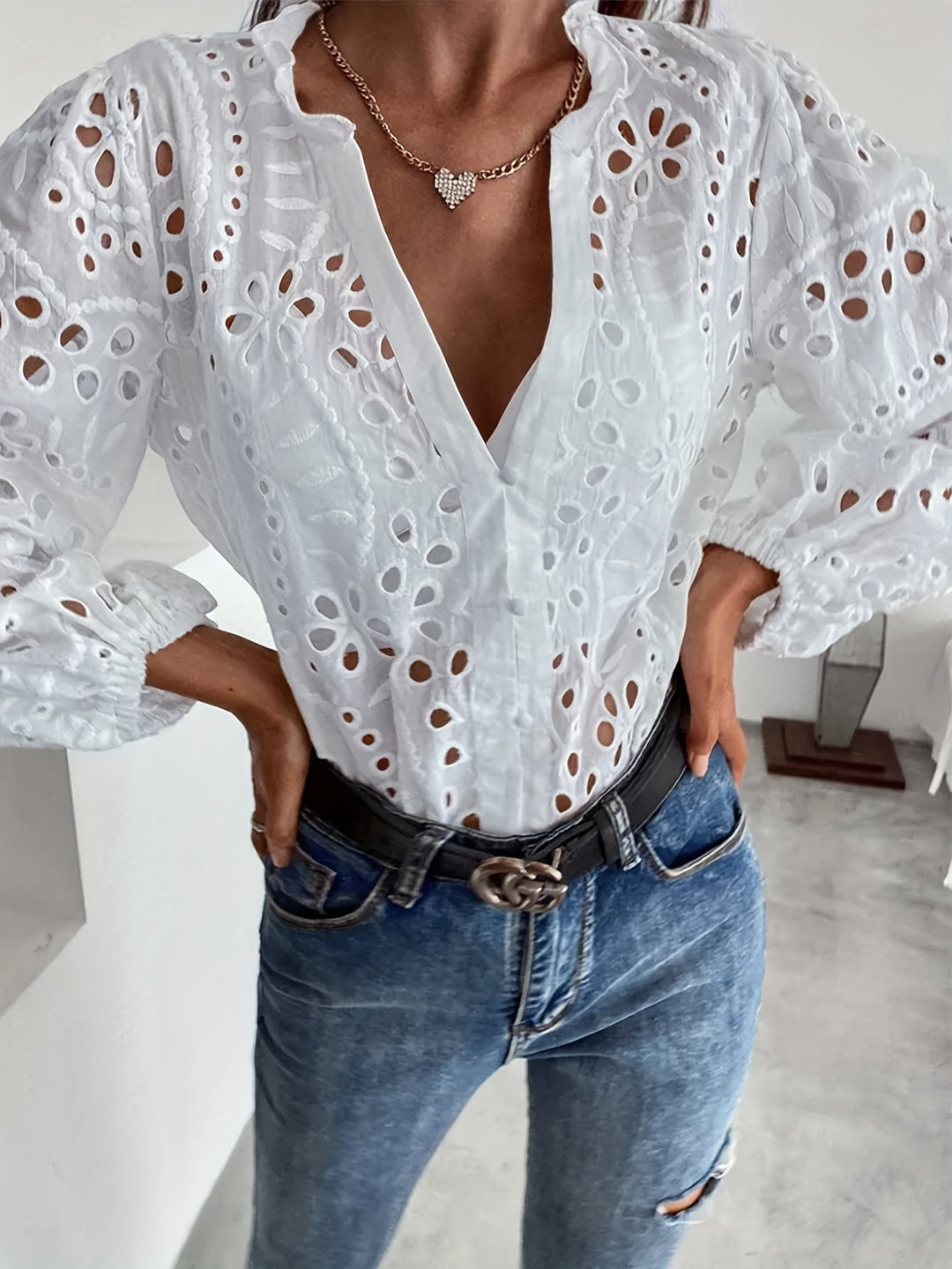 Lyreli™ | Embroidered Blouse