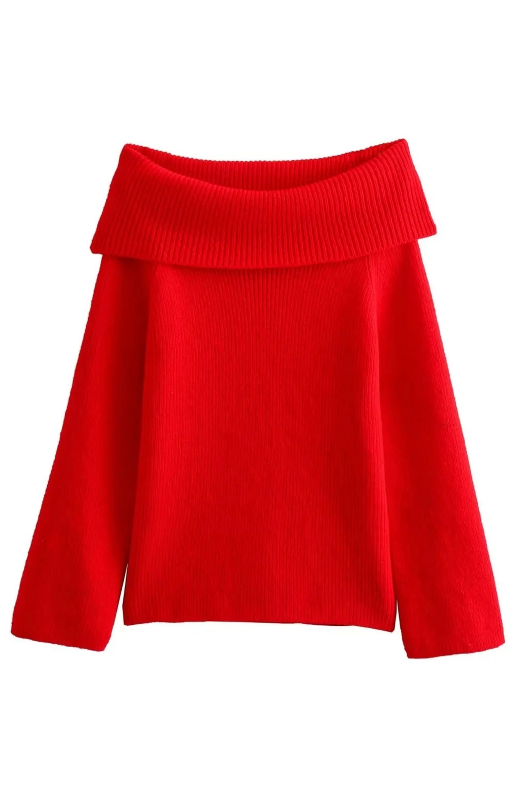 Lyreli™ - Off-Shoulder Layered Knitted Top