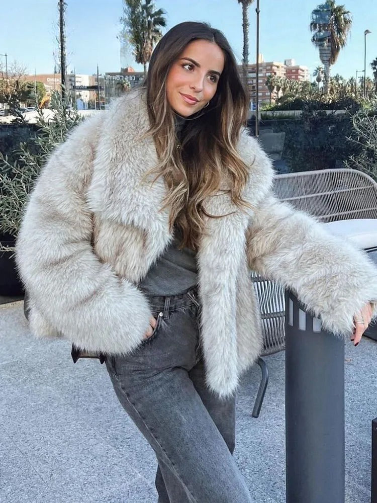 Lyreli™ | Sleek Fur Jacket