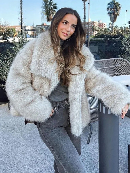 Lyreli™ | Sleek Fur Jacket