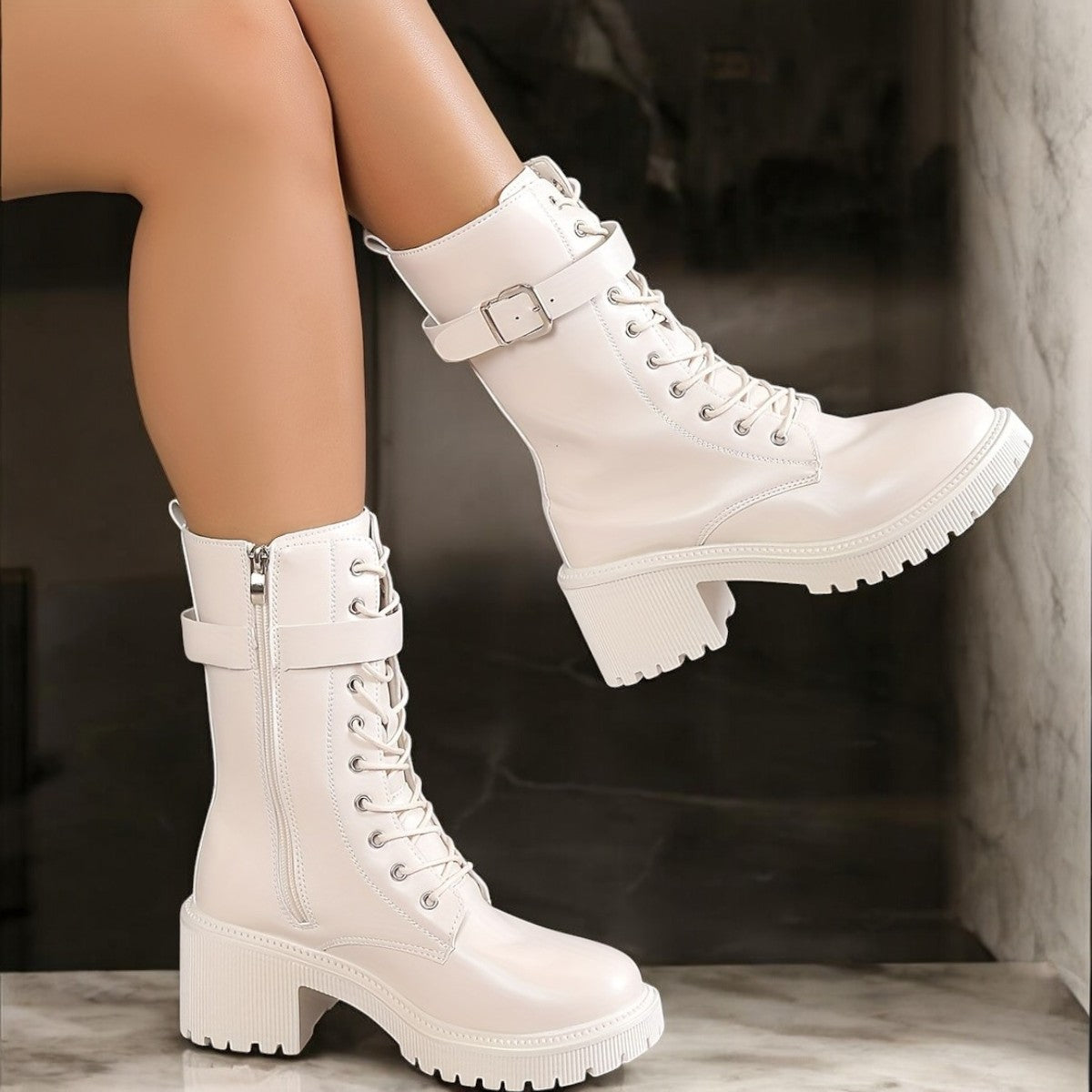 Lyreli™ | Modern Mid-Calf Boots