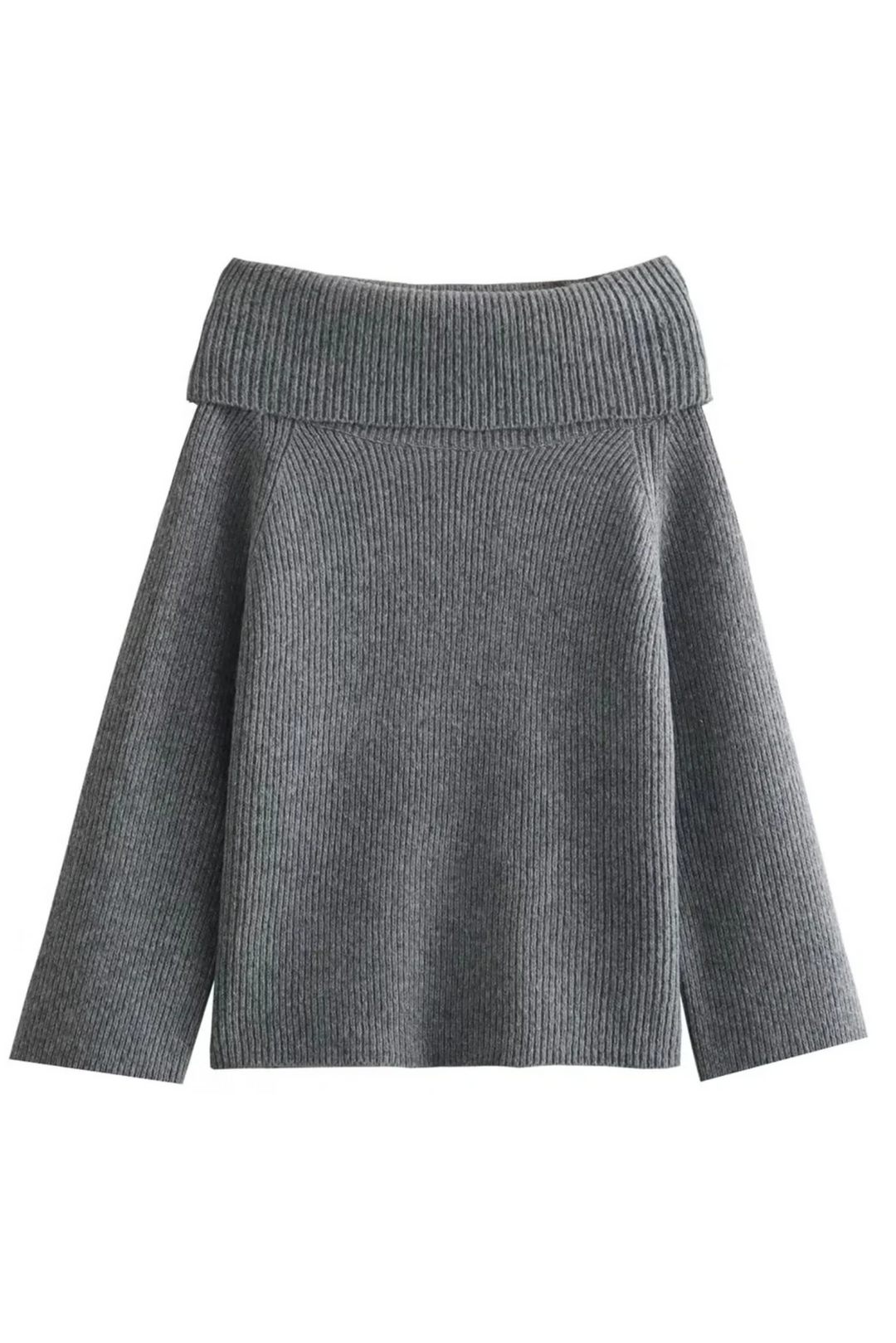 Lyreli™ - Off-Shoulder Layered Knitted Top