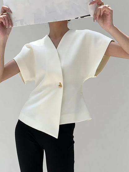 Lyreli™ - V-Neck Asymmetric Top