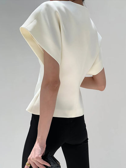 Lyreli™ - V-Neck Asymmetric Top