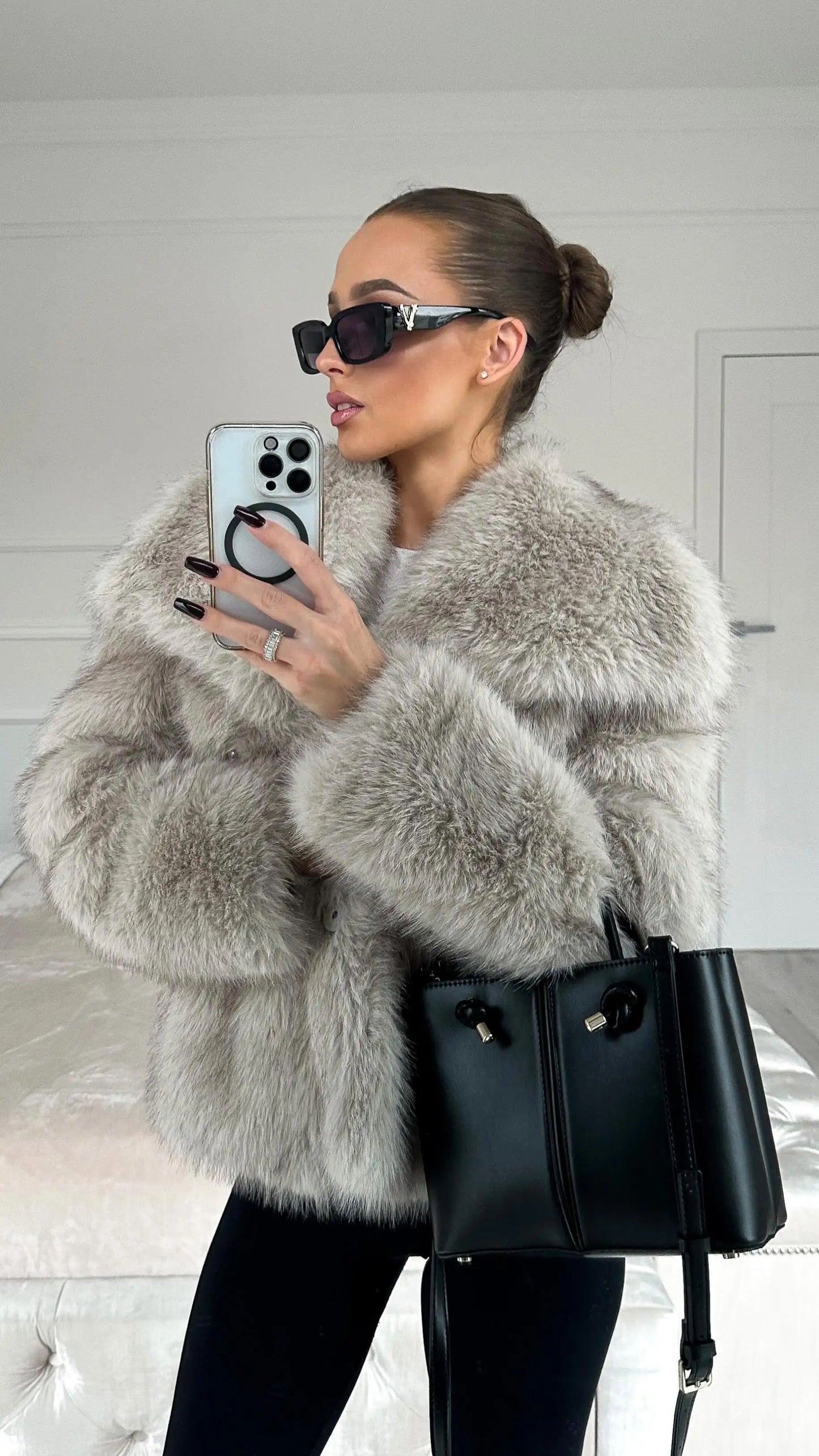 Lyreli™ | Sleek Fur Jacket