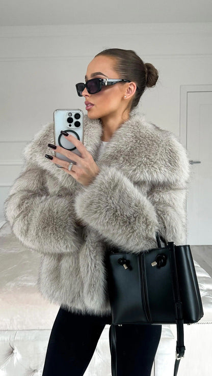 Lyreli™ | Sleek Fur Jacket