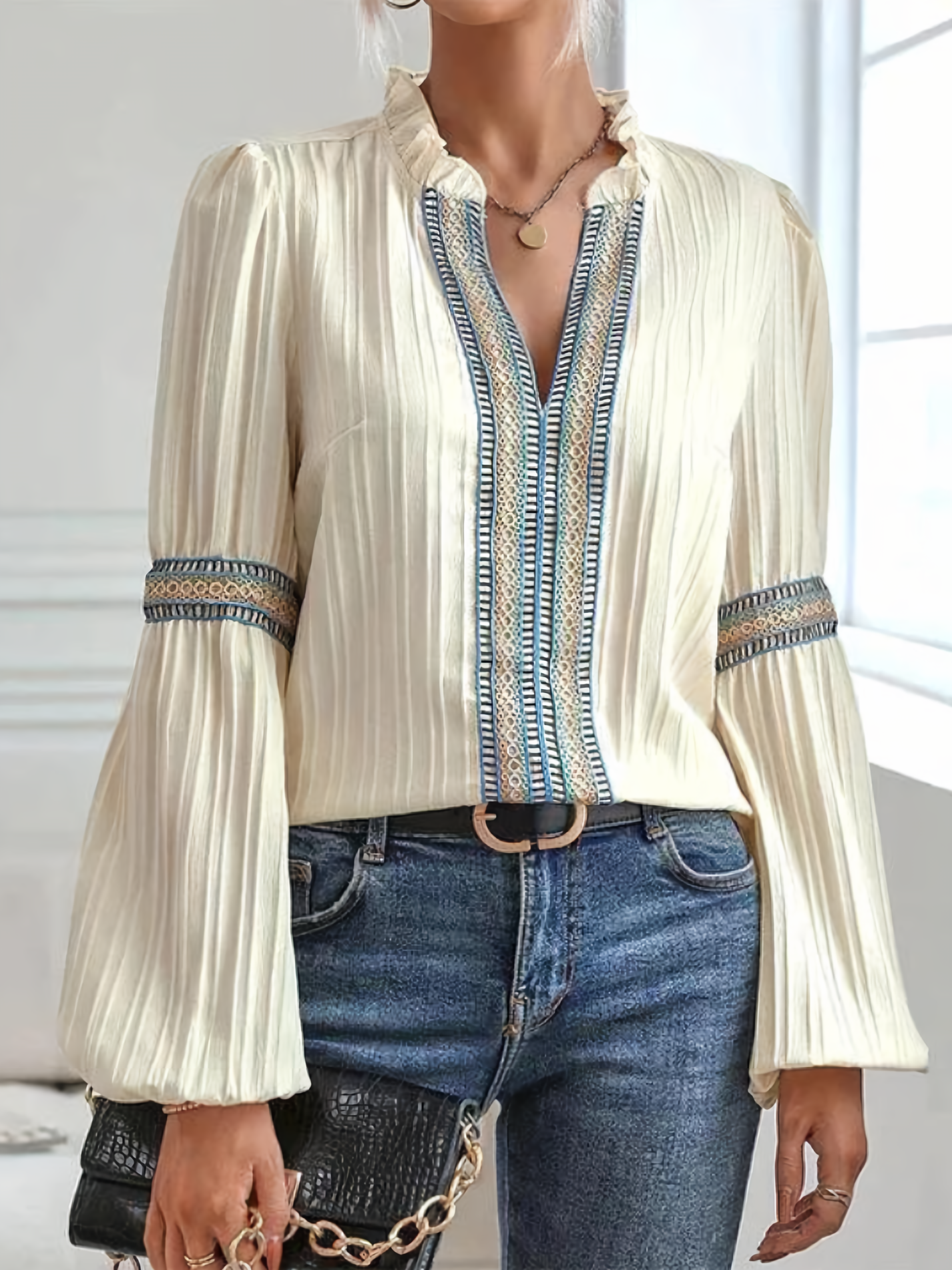Lyreli™ - Lacy Boho Chic Blouse