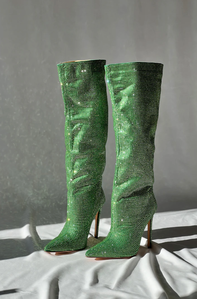 Lyreli™ - Stunning  Sparkle Pencil Heel Boots