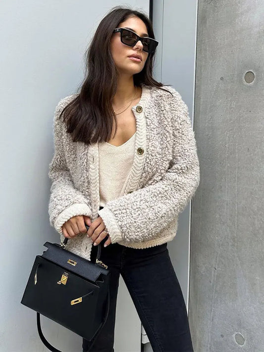 Lyreli™ | Teddy Cardigan