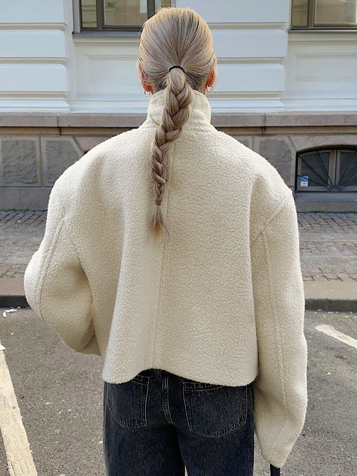 Lyreli™ - Cozy Stand-Collar Fleece Jacked