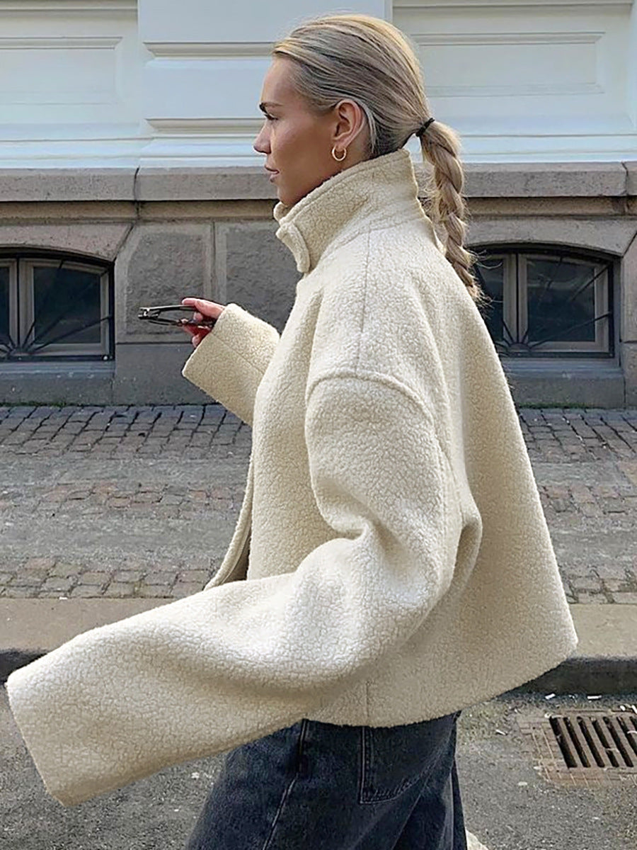 Lyreli™ - Cozy Stand-Collar Fleece Jacked