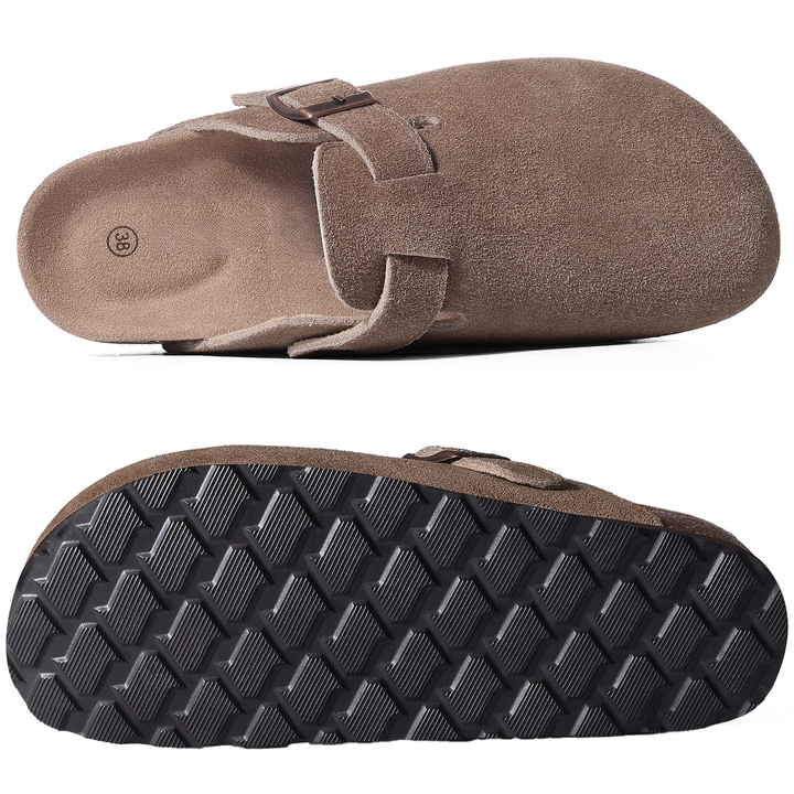 Lyreli™ | Orthopaedic Suede Clogs