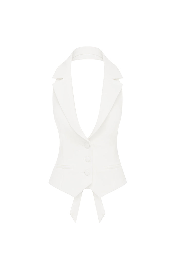 Lyreli™ - Halter-neck Collar Top