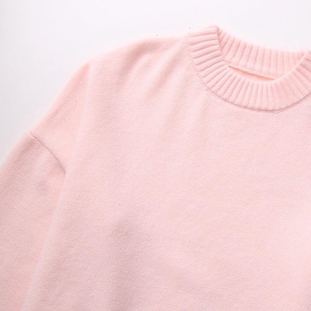 Lyreli™ - Oversized Soft Pink Sweater