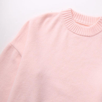 Lyreli™ - Oversized Soft Pink Sweater