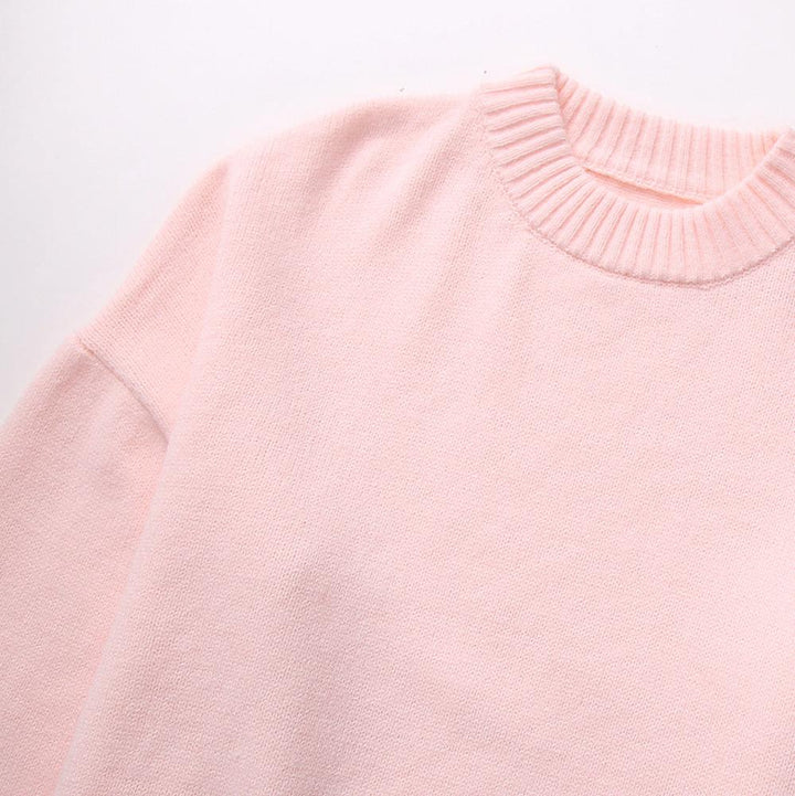 Lyreli™ - Oversized Soft Pink Sweater