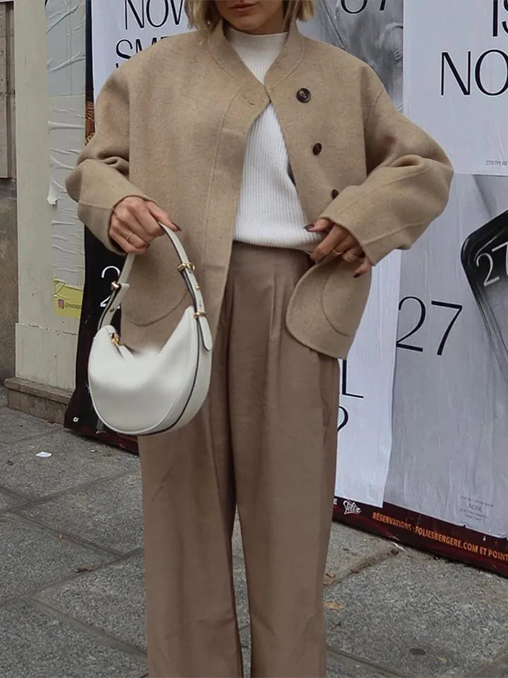 Lyreli™ - Oversized Wool Blend Coat