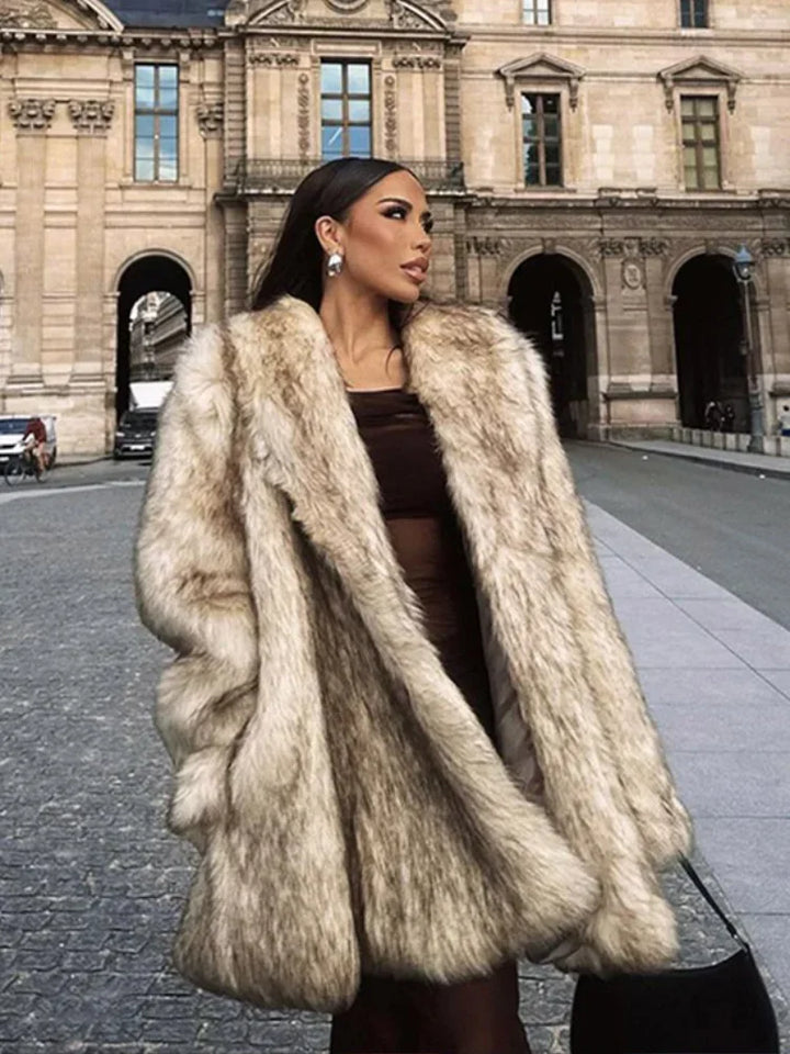 Lyreli™ - Luxe Faux Fur Coat