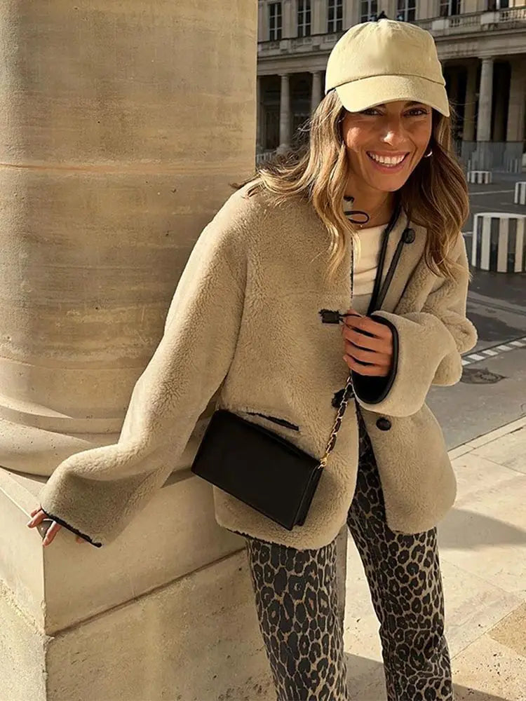 Lyreli™ - Fluffy Long Coat With Pockets