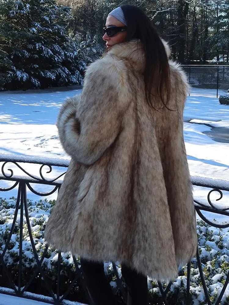 Lyreli™ - Luxe Faux Fur Coat