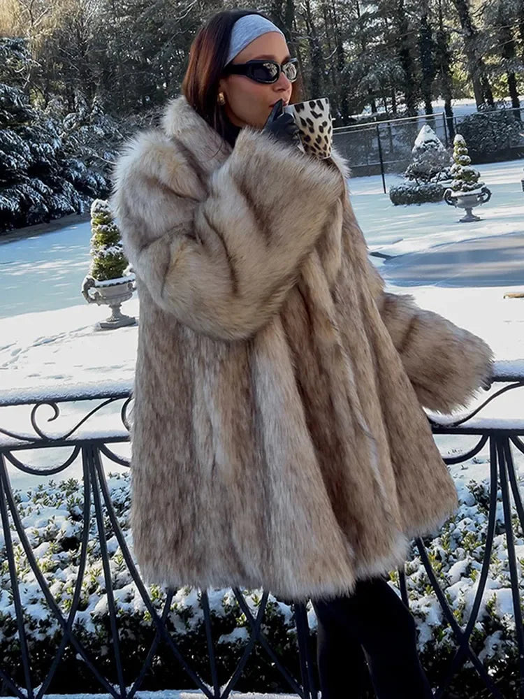 Lyreli™ - Luxe Faux Fur Coat