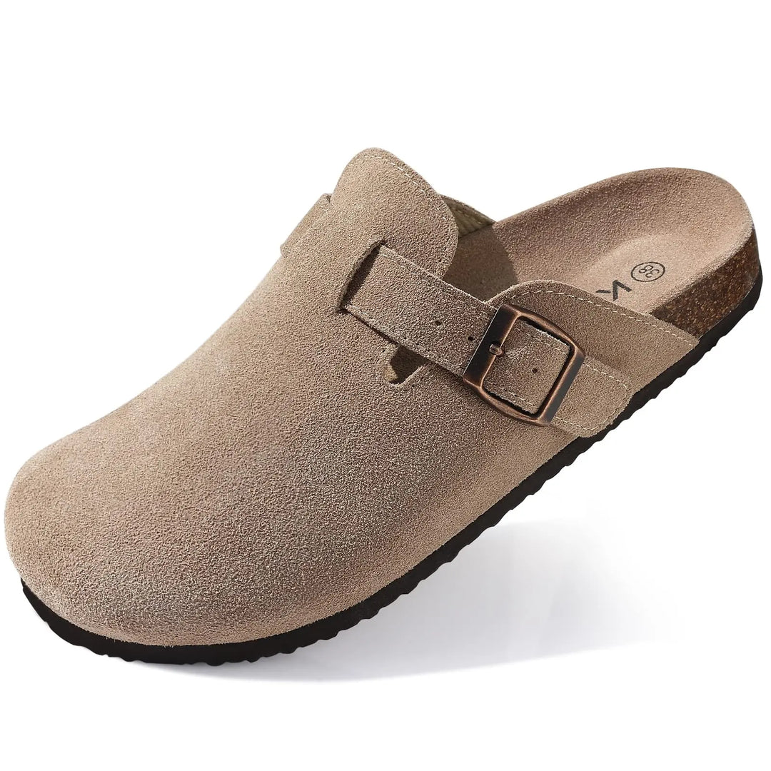 Lyreli™ | Orthopaedic Suede Clogs