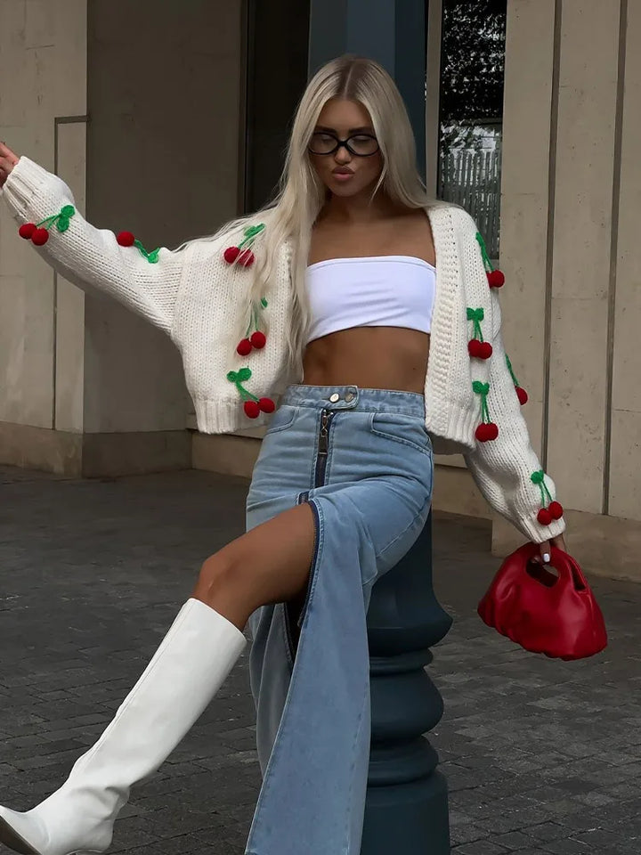 Lyreli™ - Cute Cherry Cardigan