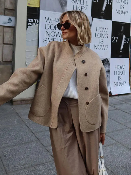 Lyreli™ - Oversized Wool Blend Coat