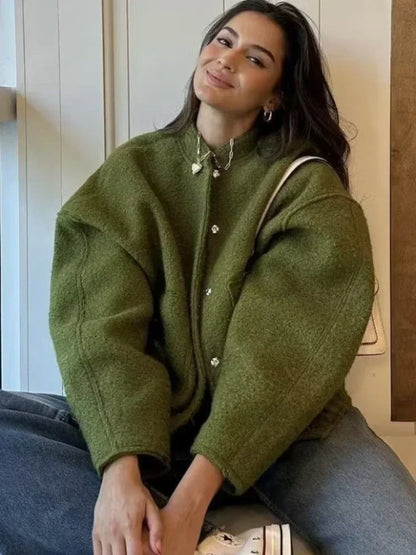 Lyreli™ - Oversized Bomber Jacket