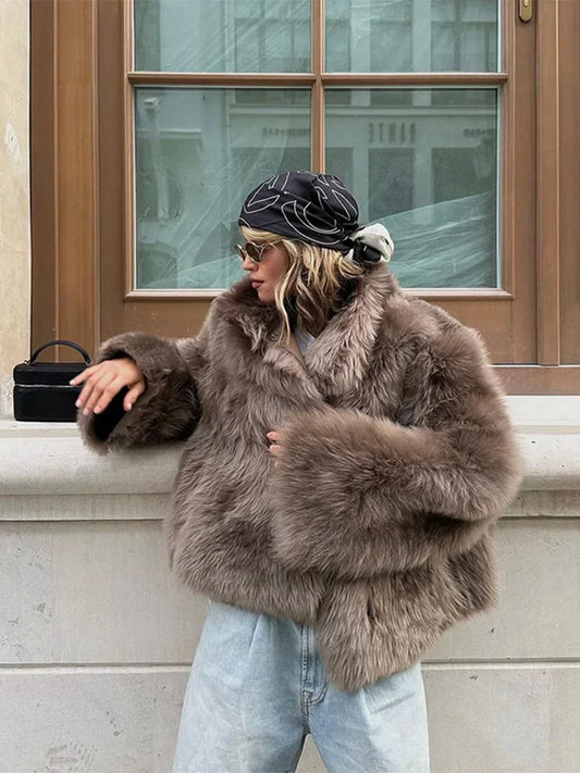 Lyreli™ - Faux Fur Coat