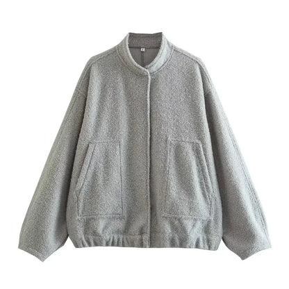 Lyreli™ - Oversized Bomber Jacket