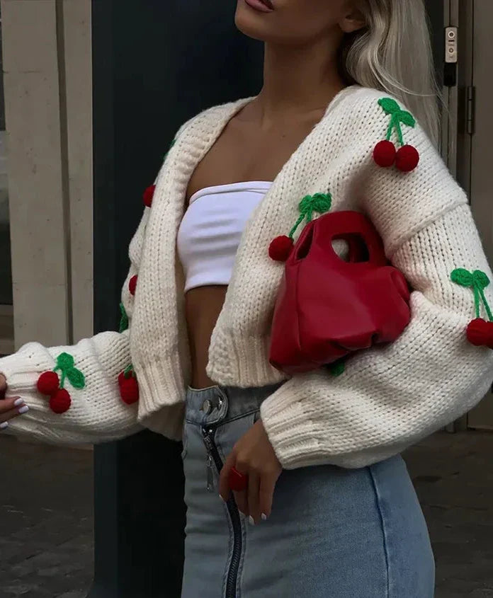 Lyreli™ - Cute Cherry Cardigan