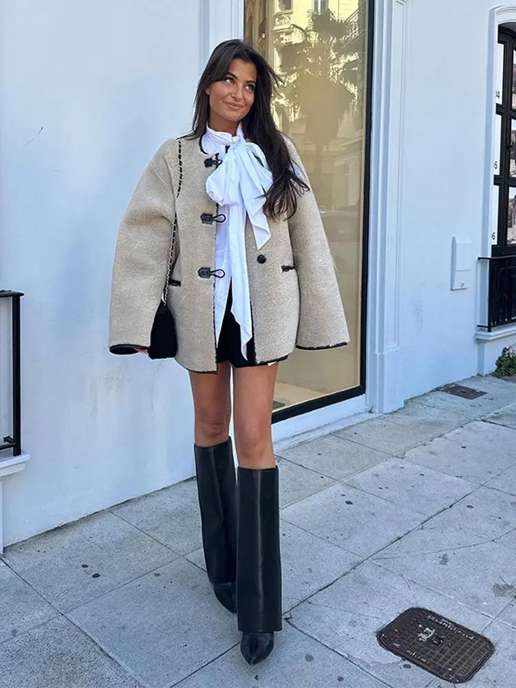 Lyreli™ - Fluffy Long Coat With Pockets