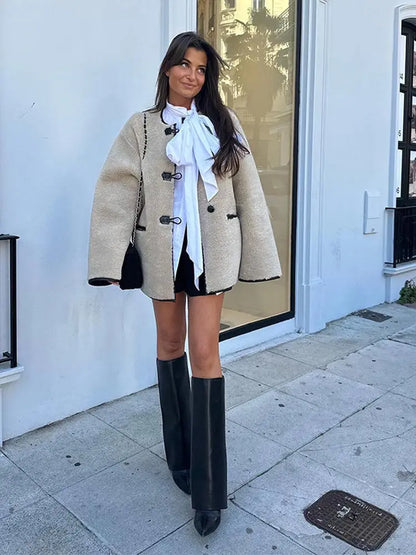 Lyreli™ - Fluffy Long Coat With Pockets