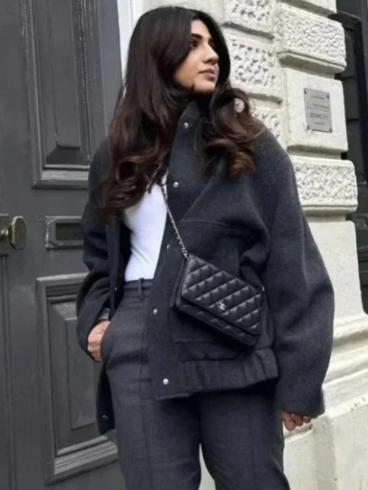 Lyreli™ - Oversized Bomber Jacket