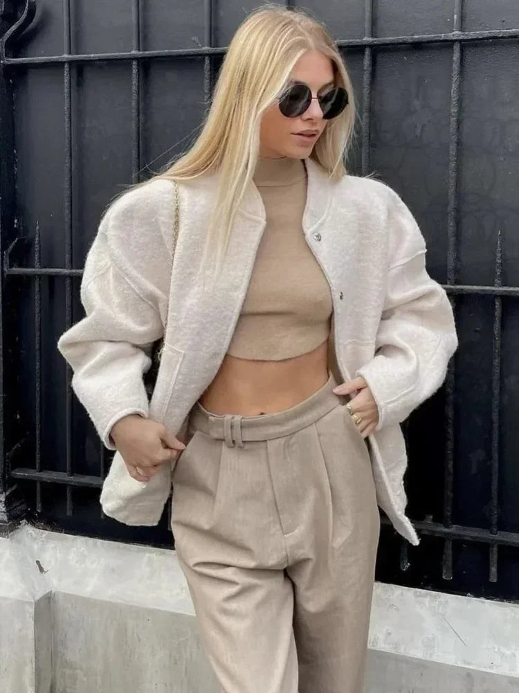 Lyreli™ - Oversized Bomber Jacket