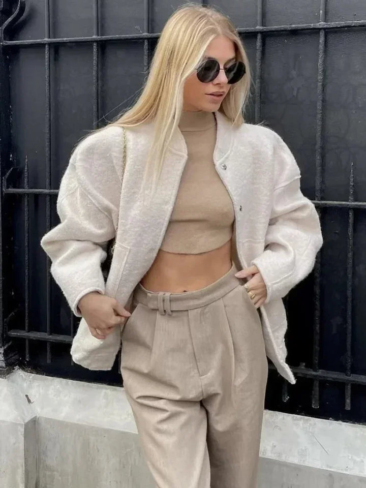 Lyreli™ - Oversized Bomber Jacket