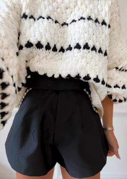 Lyreli™ - Puff Sleeves Pull-Over Sweater